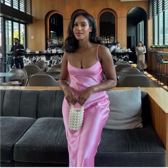 Zara pink slip dress - Picture 4 of 17